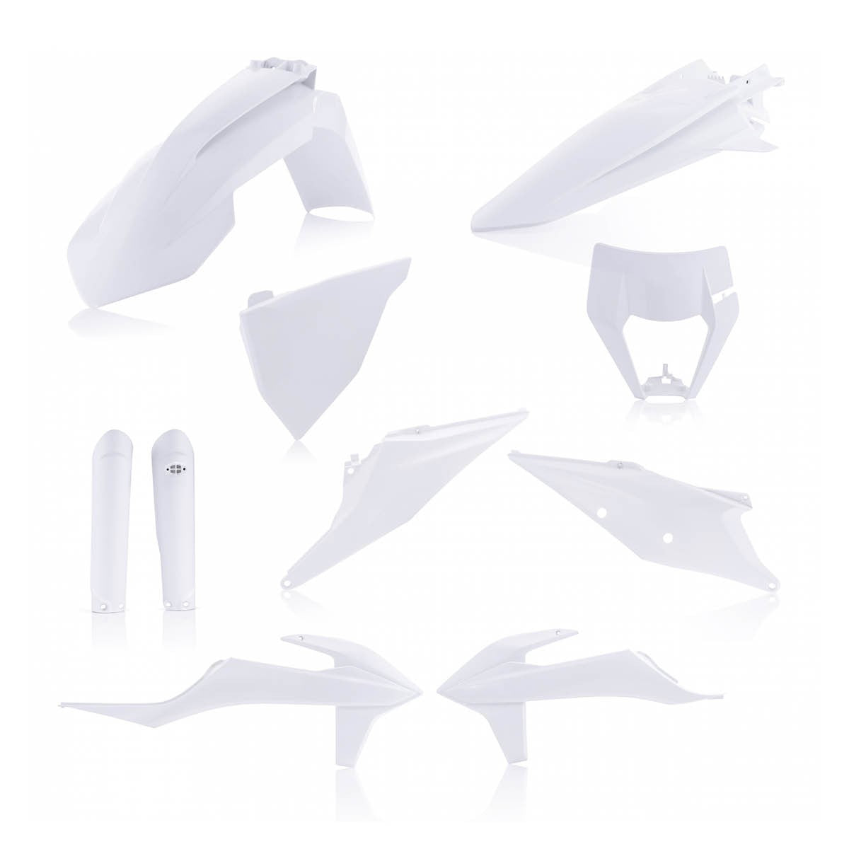 Acerbis — FULL PLASTIKKIT — KTM 2020-2023 (7 Modelle) – Weiß 2 (Off-White)