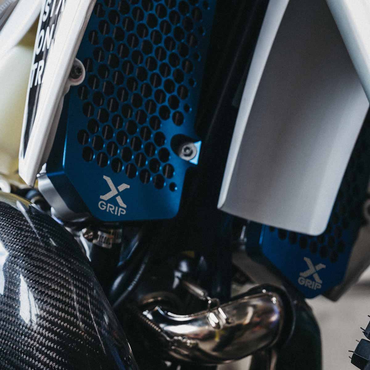 X-Grip — Kühlerschutz orange — GasGas, Husqvarna, KTM 2019-2023 (34 Modelle)