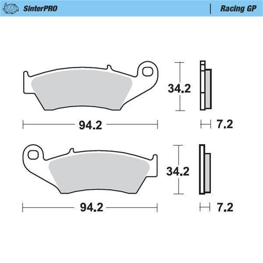 Moto Master — SinterPRO Bremsbelag Racing GP — Beta, Honda, Kawasaki, Suzuki, Yamaha 1994-2026 (32 Modelle)