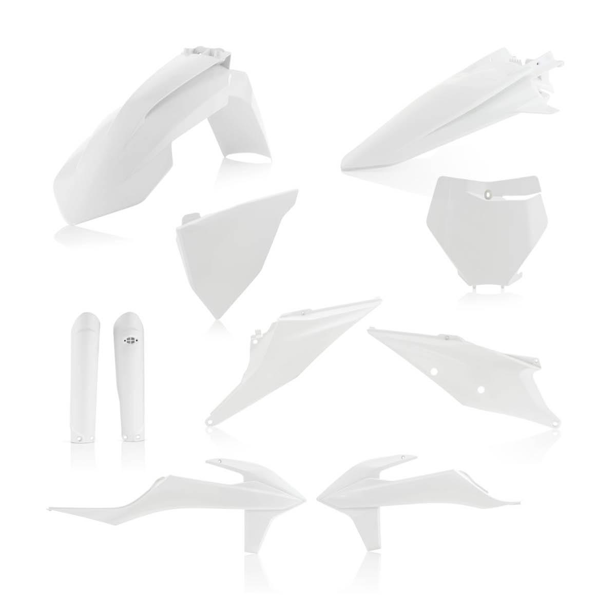 Acerbis — FULL PLASTIKKIT — KTM 2019-2022 (6 Modelle) – Weiß