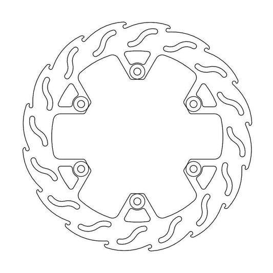 Moto Master — Flame (OS) Bremsscheibe — Beta, GasGas, Husaberg, Husqvarna, KTM 2003-2026 (68 Modelle)