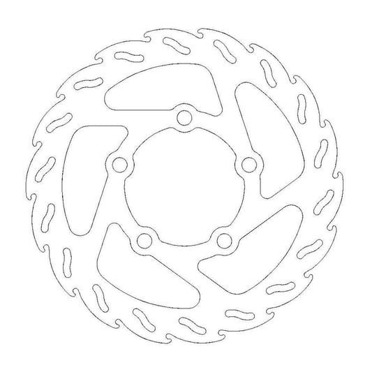 Moto Master — Flame Bremsscheibe — KTM 50 SX 2002-2013