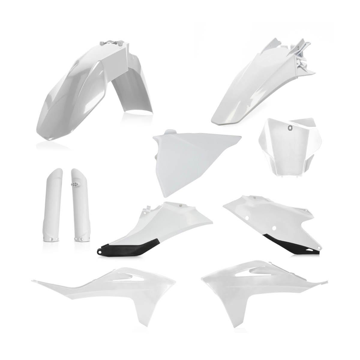 Acerbis — FULL PLASTIKKIT — GasGas 2021-2023 (5 Modelle) – Weiß/Schwarz