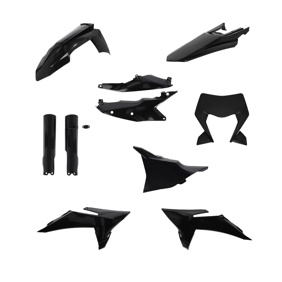 Acerbis — FULL PLASTIKKIT — KTM 2026-2027 (5 Modelle) – Schwarz