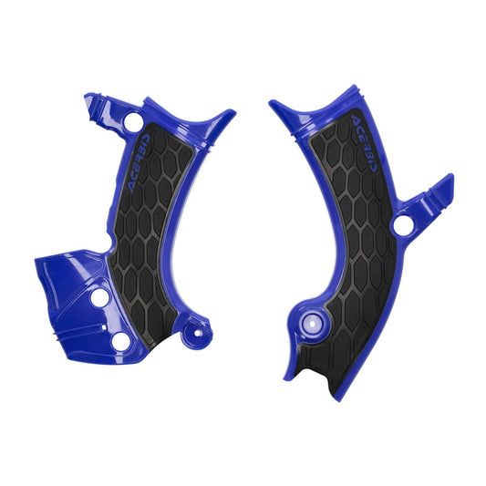 Acerbis — Rahmenschutz X-GRIP — Fantic, Yamaha 2023-2027 (5 Modelle) – Blau/Schwarz
