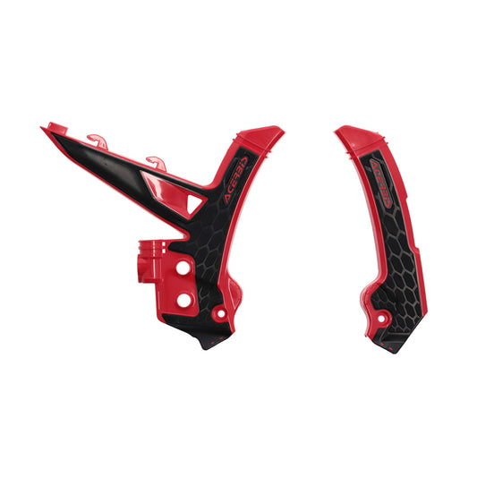 Acerbis — Rahmenschutz X-GRIP — GasGas 2024-2027 (14 Modelle) – Rot/Schwarz