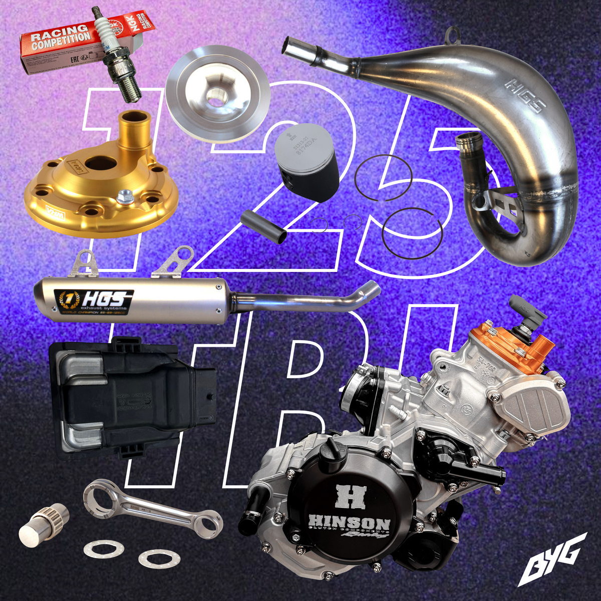 BYG Moto Stage 3 Engine Tuning für KTM 125 SX TBI 2023-2026, Ansicht 2