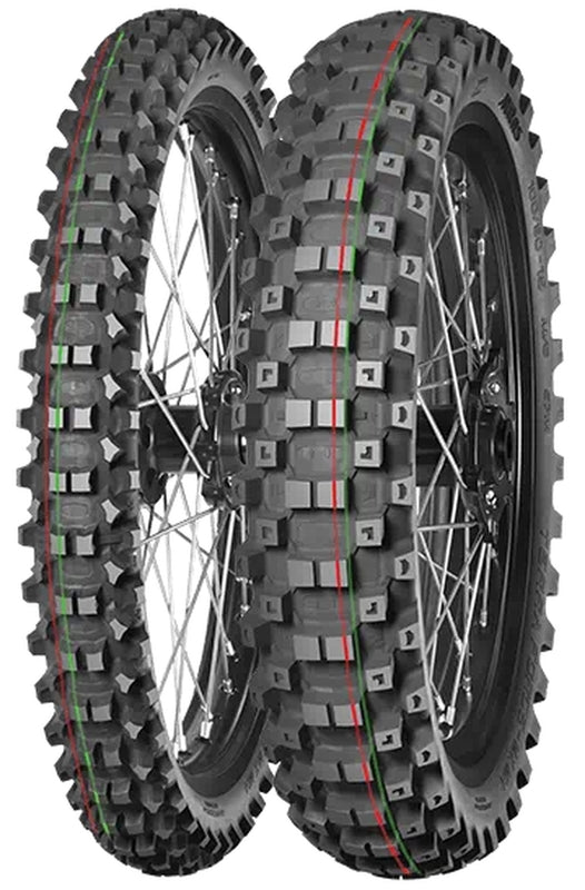 Mitas Reifen Terra Force-MX MH 90/100-16 NHS 51M TT Medium to Hard Red Green