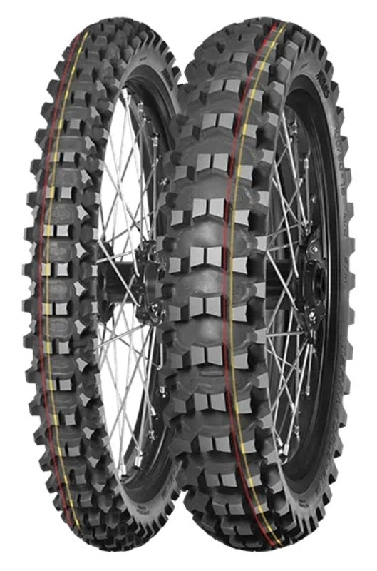 Mitas Reifen Terra Force-MX SM 100/90-19 NHS 57M TT Soft to Medium Red Yellow