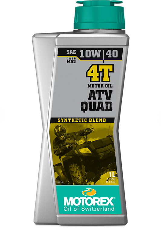 Motorex ATV QUAD 4T SAE 10W/40 MA2 Teilsynthetisches 4-Takt-Motoröl für Quad und ATV