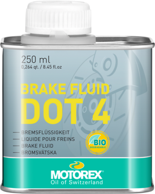 Motorex Brake Fluid DOT 4 Bremsflüssigkeit für Scheiben- und Trommelbremsen