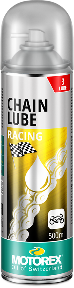 Motorex Chain Lube Racing Kettenspray mit PTFE für den Renneinsatz