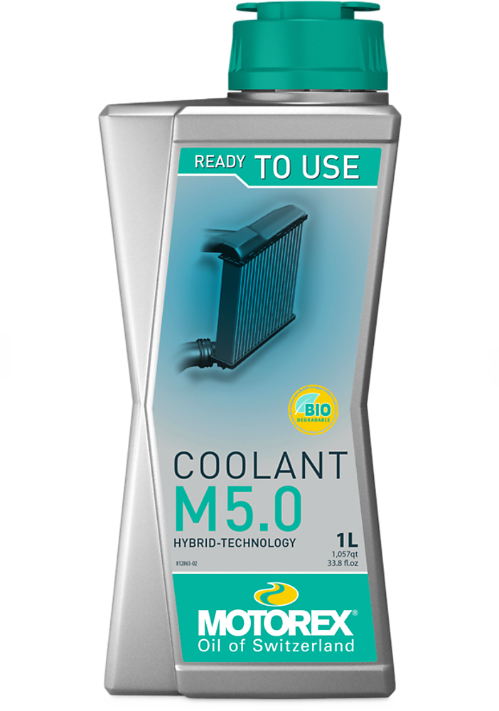 Motorex Coolant M5.0 Ready to Use Gebrauchsfertiges HOAT-Kühlmittel, Kühlflüssigkeit
