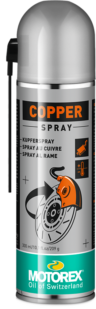 Motorex Copper Spray Kupferpaste als Spray für heiße Schraubverbindungen
