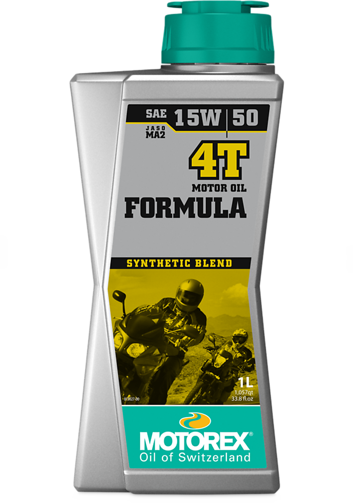 Motorex Formula 4T SAE 15W/50 MA2 Synthetisches Motoröl für Motorräder mit Ölbadkupplung