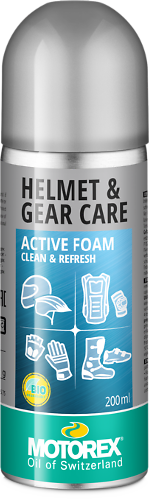 Motorex Helmet & Gear Care Aktivschaum für Helm und Schutzausrüstung, Pflegemittel