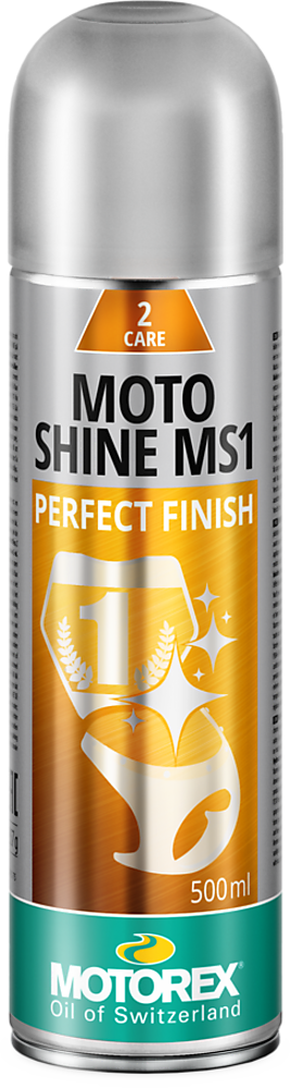 Motorex Moto Shine MS 1 Glanzspray mit antistatischem Schutzfilm, Pflegemittel