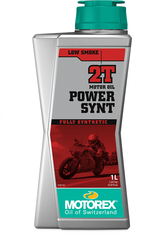 Motorex Power Synt 2T Vollsynthetisches 2-Takt-Motoröl für sportliche Straßenmaschinen