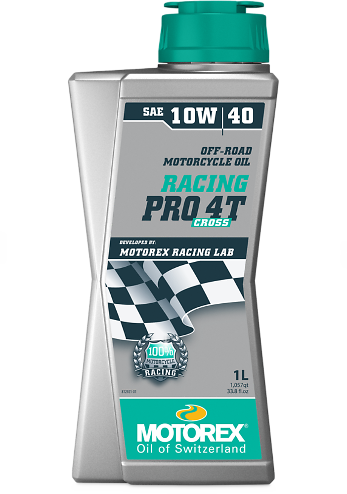 Motorex Racing Pro 4T SAE 10W/40 Cross Rennsportöl für 4-Takt-Motocrosser, Motoröl