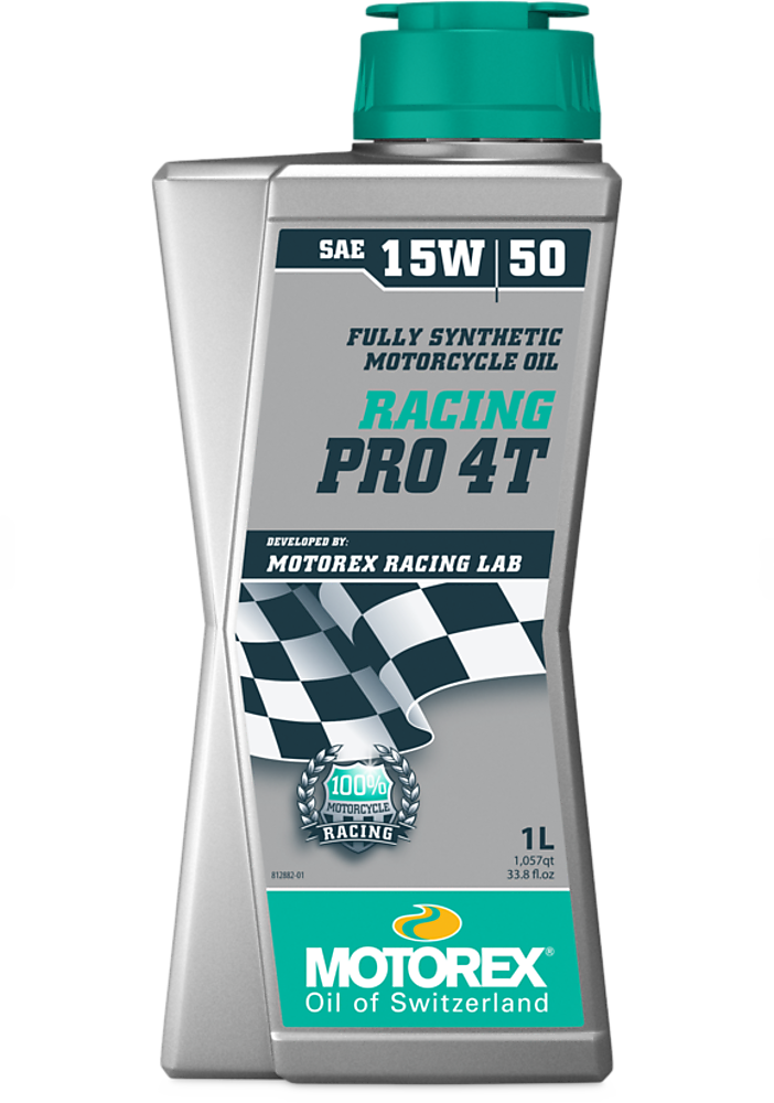 Motorex Racing Pro 4T SAE 15W/50 Vollsynthetisches Rennsportöl für Zwei- und Dreizylinder, Motoröl