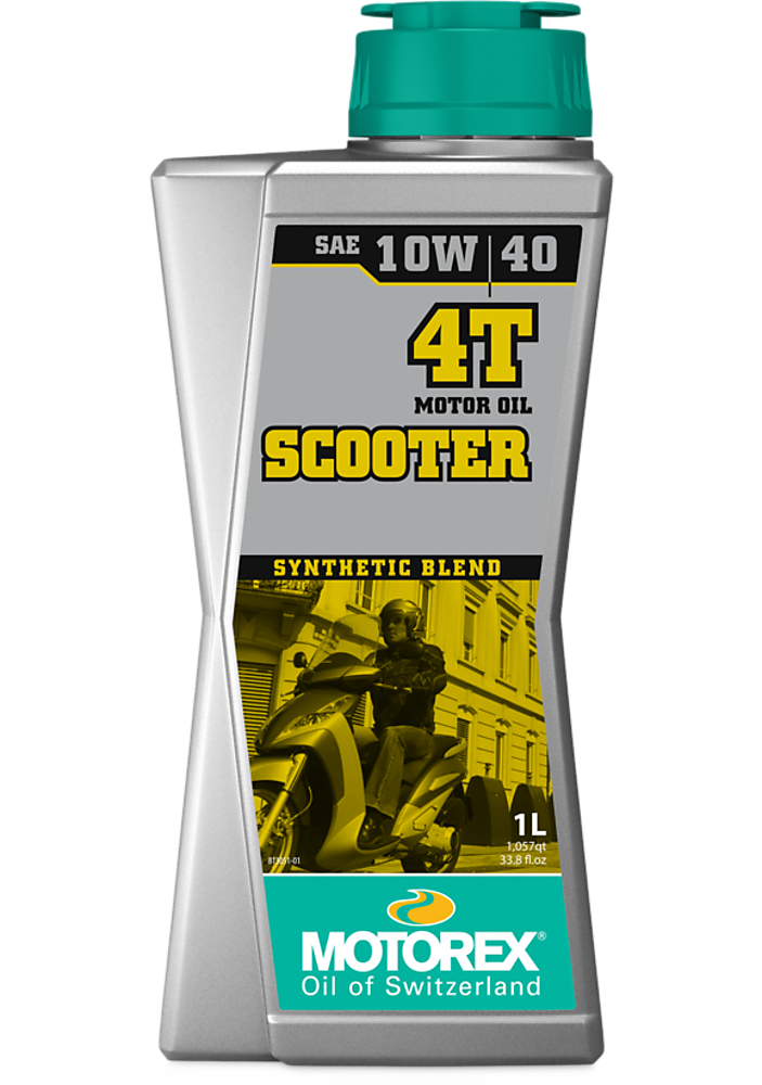 Motorex Scooter 4T SAE 10W/40 MA2 Synthetisches 4-Takt-Motoröl für Roller