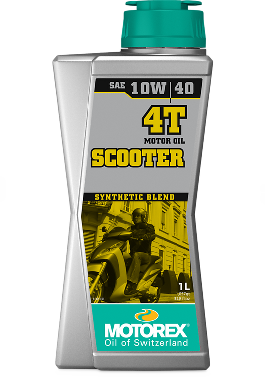 Motorex Scooter 4T SAE 10W/40 MA2 Synthetisches 4-Takt-Motoröl für Roller