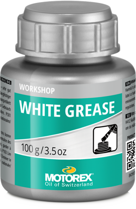 Motorex White Grease Weißes Lithiumfett für Rad-, Pedal- und Wälzlager