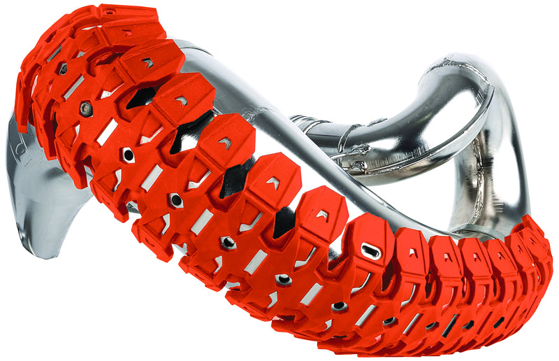 Polisport Armadillo Auspuff-Protektor orangefarben, Auspuffschutz