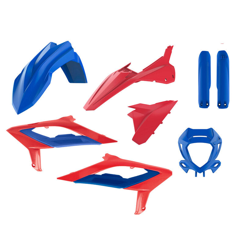 Polisport Plastik-Kit Blau & Rot, Kunststoffteil