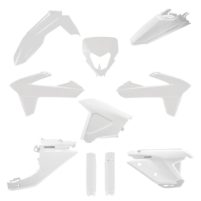 Polisport Plastik-Kit weiß für Sherco 125 SE, 91623, Kunststoffteil