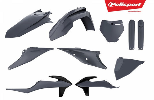 Polisport Plastik-Kits Nardo-grau KTM SX/SX-F 90814, Kunststoffteil