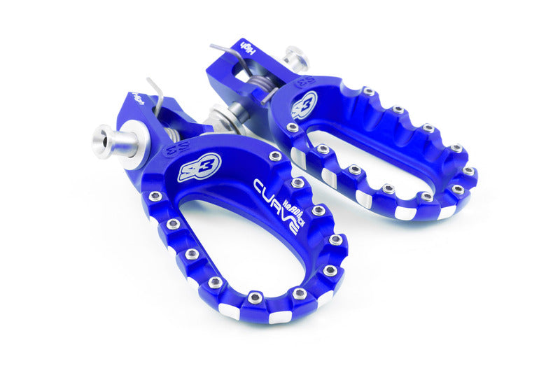 S3 Curve High Fußrasten blau KTM/Husqvarna - ESK-990-H-U