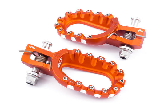 S3 Curve High Fußrasten orange KTM/Husqvarna - ESK-990-H-O