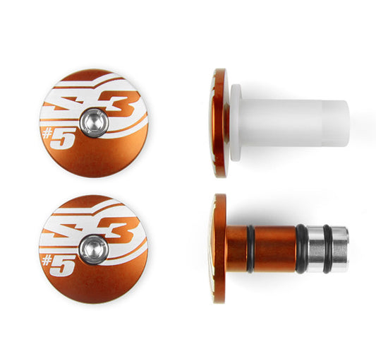 S3 End 5 Lenkerenden Ø14mm orange - HA-END5-O