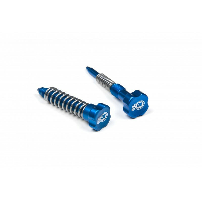 S3 Enduro Vergaser-Einstellschrauben Leerlauf + Luft + Federn Blau - BL-698-U, Ansicht 2