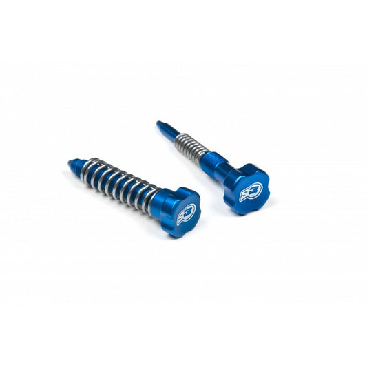 S3 Enduro Vergaser-Einstellschrauben Leerlauf + Luft + Federn Blau - BL-698-U, Ansicht 2