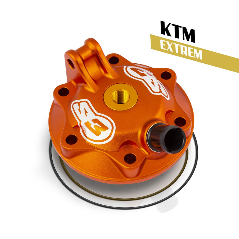 S3 Extreme Enduro Zylinderkopf & Insert Kit Niedrige Kompression Orange KTM - XTR-K-250-O