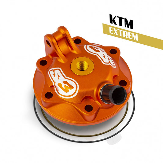 S3 Extreme Enduro Zylinderkopf & Insert Kit Niedrige Kompression Orange KTM - XTR-K-300-O