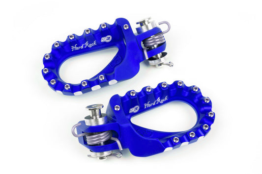 S3 Hard Rock Enduro Fußrasten Aluminium blau - ESK-494-U