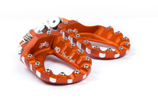 S3 Hard Rock Enduro Fußrasten Aluminium orange - ESK-494-O, Ansicht 2