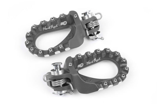 S3 Hard Rock Enduro Fußrasten Aluminium titan - ESK-494-T