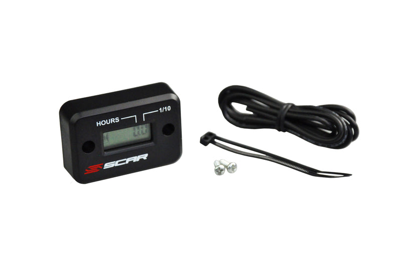 Scar Racing Betriebsstundenzähler SCAR kabelgebunden mit Klett