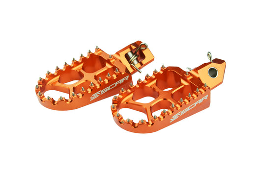 Scar Racing Evolution Fußrasten Orange