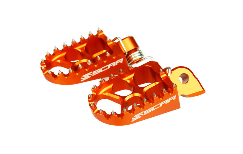 Scar Racing Fußrasten orange Scar-EVO