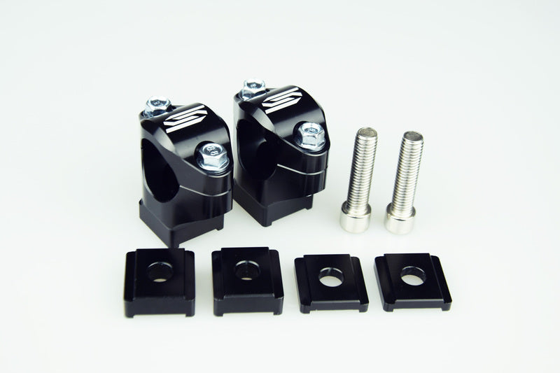 Scar Racing Lenker-Klemmböcke Ø28,6mm +35 bis 50mm OE-Gabelbrücke, Lenkerklemmung