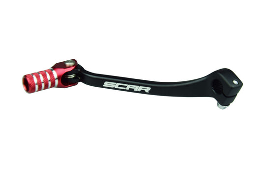 Scar Racing Schalthebel schwarz/Endstück rot rot & schwarz für Honda CRF 250 R