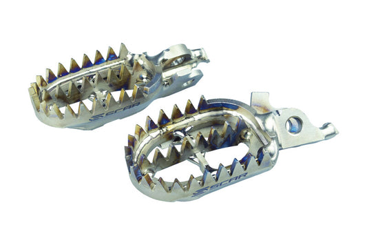 Scar Racing Titanium Fußrasten Gripper S2516