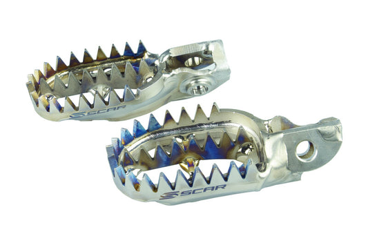 Scar Racing Titanium Fußrasten Gripper S5517