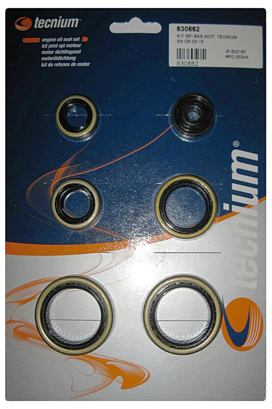 Tecnium Satz Motor-Simmerringe 630662, Dichtungssatz