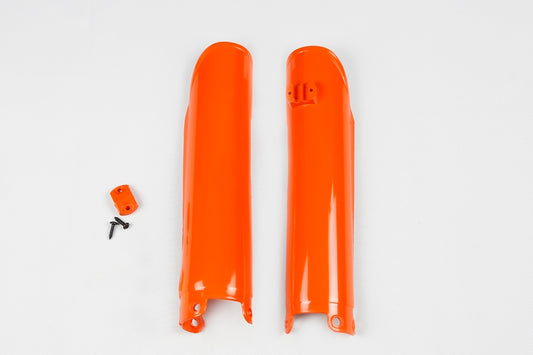 UFO Gabelprotektoren Orange für KTM 125 EXC, UF3064-127, Kunststoffteil